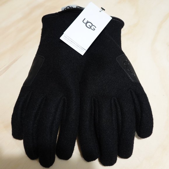 🆕UGG FABRIC AND LEATHER GLOVES - Picture 3 of 6